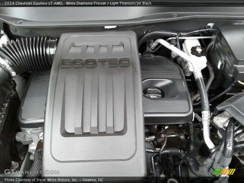 White Diamond Tricoat / Light Titanium/Jet Black 2014 Chevrolet Equinox LT AWD