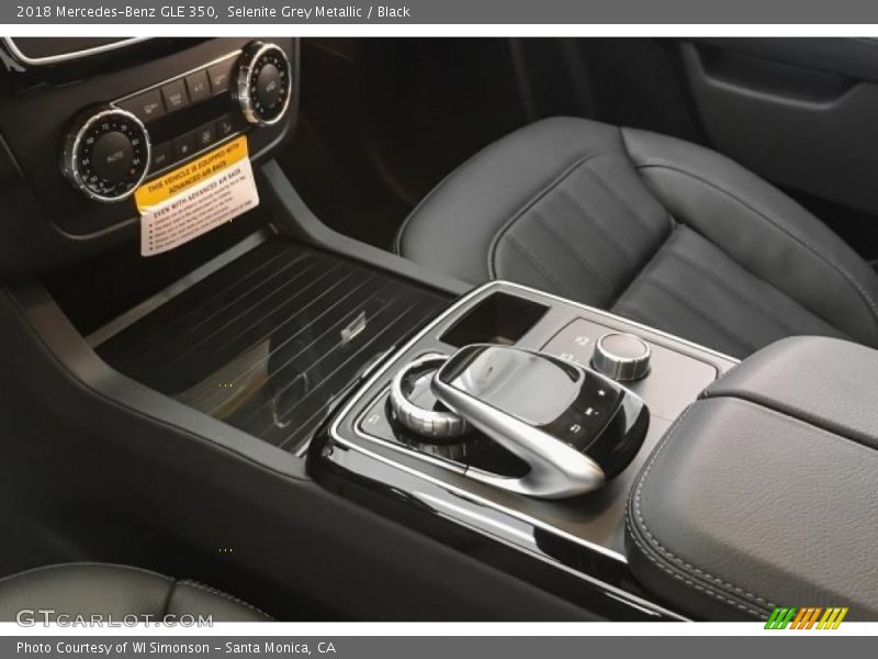 Selenite Grey Metallic / Black 2018 Mercedes-Benz GLE 350