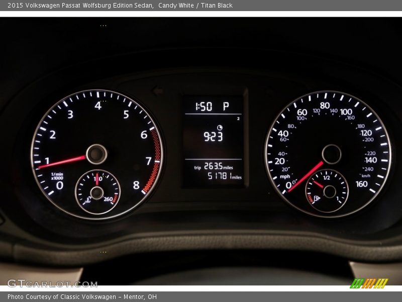Candy White / Titan Black 2015 Volkswagen Passat Wolfsburg Edition Sedan