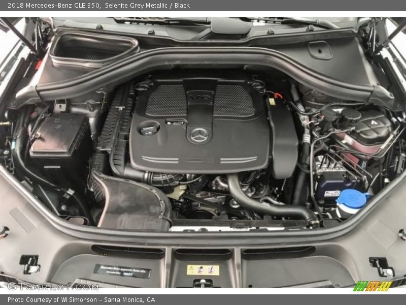 Selenite Grey Metallic / Black 2018 Mercedes-Benz GLE 350