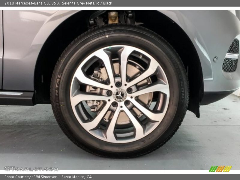 Selenite Grey Metallic / Black 2018 Mercedes-Benz GLE 350