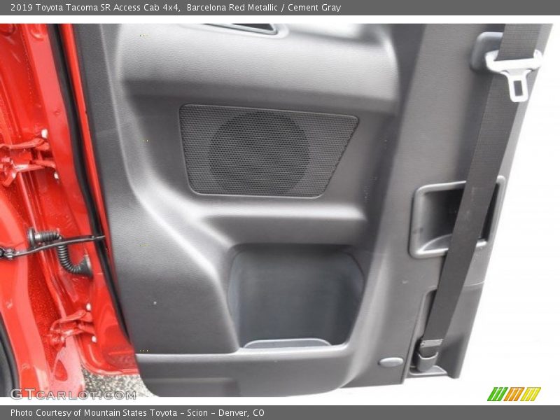 Barcelona Red Metallic / Cement Gray 2019 Toyota Tacoma SR Access Cab 4x4