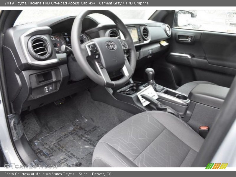 Cement Gray / TRD Graphite 2019 Toyota Tacoma TRD Off-Road Access Cab 4x4