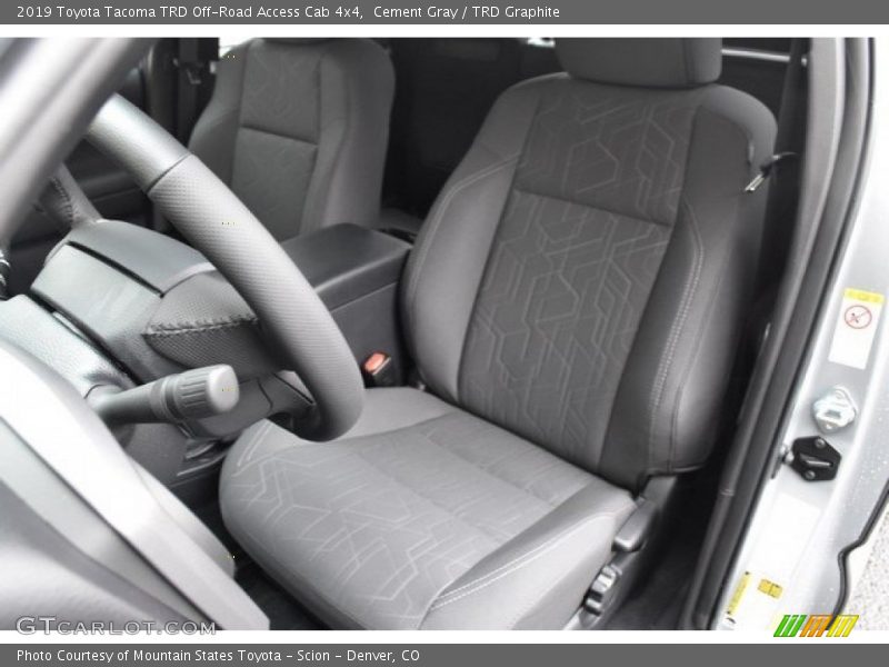 Cement Gray / TRD Graphite 2019 Toyota Tacoma TRD Off-Road Access Cab 4x4