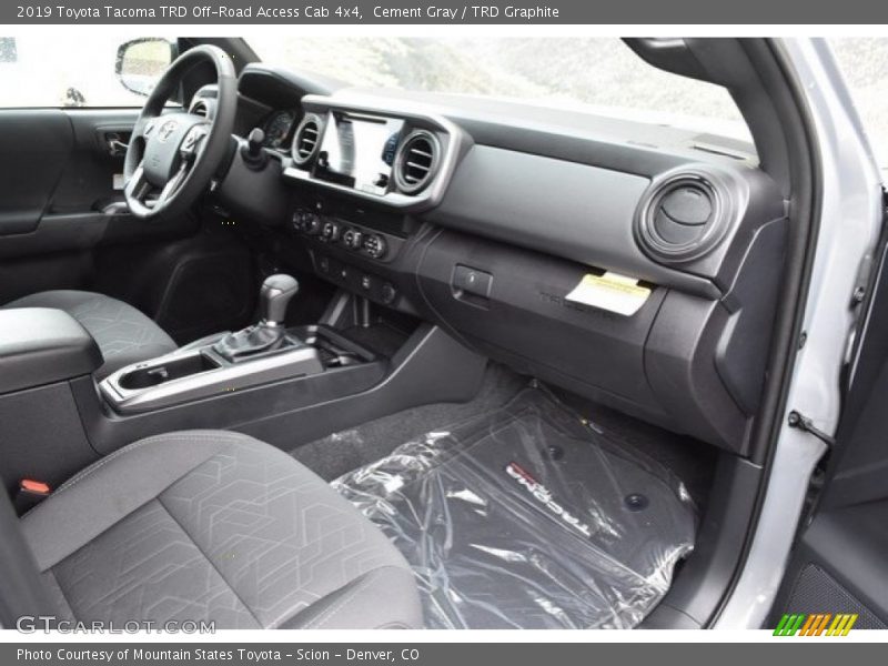 Cement Gray / TRD Graphite 2019 Toyota Tacoma TRD Off-Road Access Cab 4x4