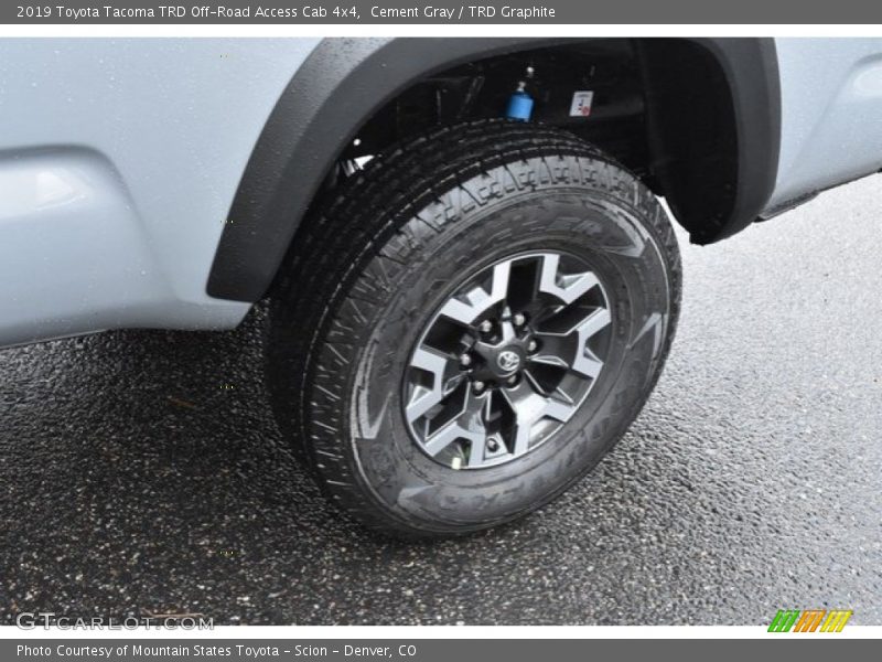 Cement Gray / TRD Graphite 2019 Toyota Tacoma TRD Off-Road Access Cab 4x4