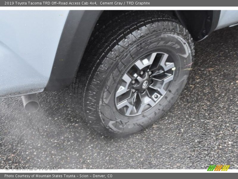 Cement Gray / TRD Graphite 2019 Toyota Tacoma TRD Off-Road Access Cab 4x4