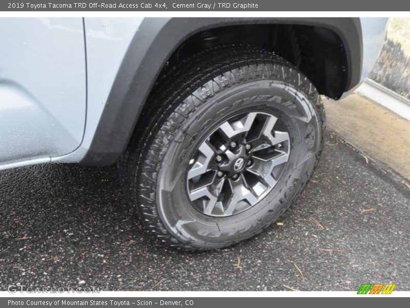 Cement Gray / TRD Graphite 2019 Toyota Tacoma TRD Off-Road Access Cab 4x4