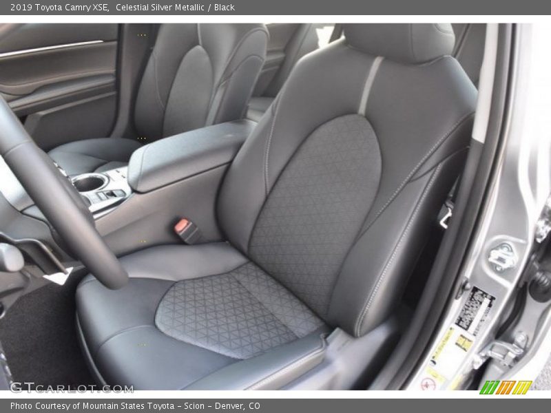 Front Seat of 2019 Camry XSE