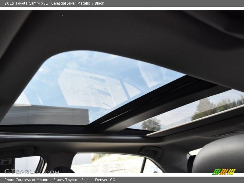 Sunroof of 2019 Camry XSE