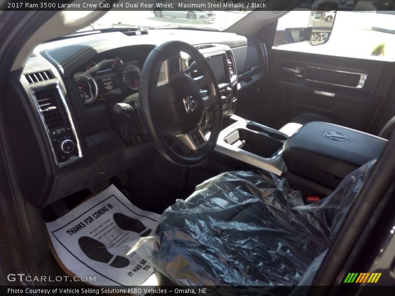 Maximum Steel Metallic / Black 2017 Ram 3500 Laramie Crew Cab 4x4 Dual Rear Wheel