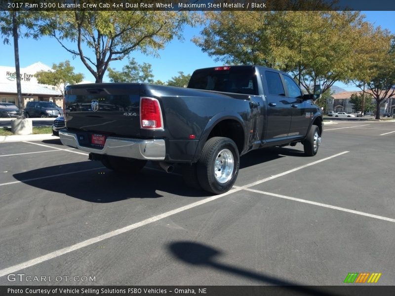 Maximum Steel Metallic / Black 2017 Ram 3500 Laramie Crew Cab 4x4 Dual Rear Wheel