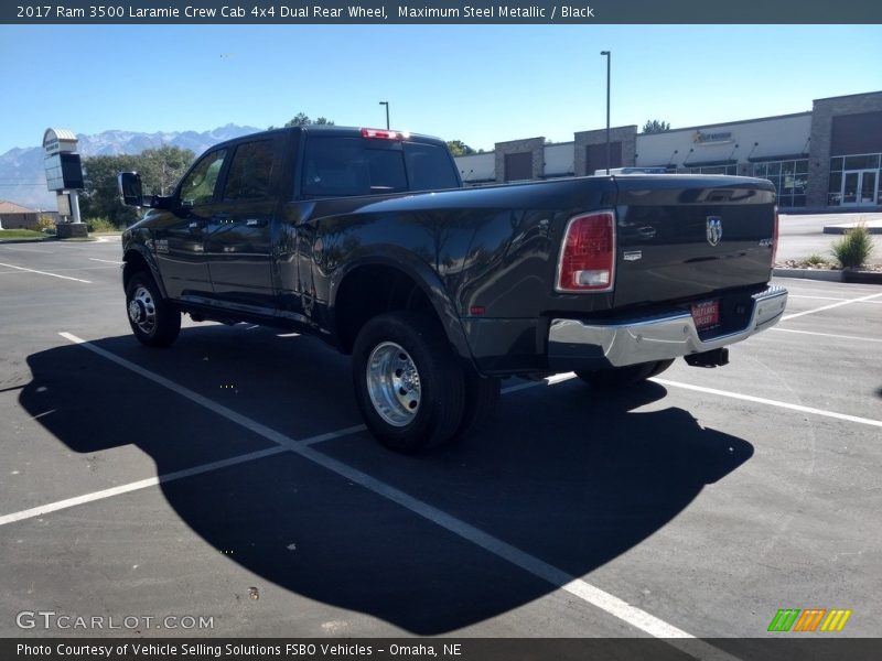 Maximum Steel Metallic / Black 2017 Ram 3500 Laramie Crew Cab 4x4 Dual Rear Wheel