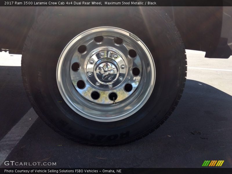 Maximum Steel Metallic / Black 2017 Ram 3500 Laramie Crew Cab 4x4 Dual Rear Wheel