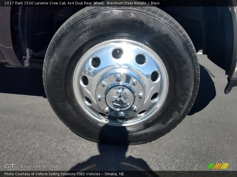 Maximum Steel Metallic / Black 2017 Ram 3500 Laramie Crew Cab 4x4 Dual Rear Wheel