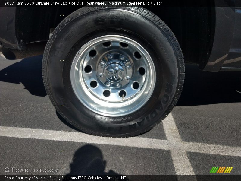 Maximum Steel Metallic / Black 2017 Ram 3500 Laramie Crew Cab 4x4 Dual Rear Wheel