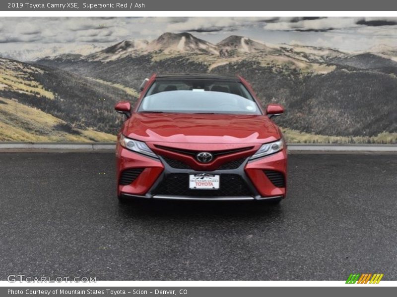 Supersonic Red / Ash 2019 Toyota Camry XSE