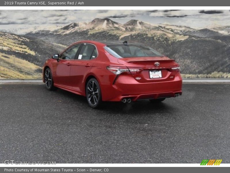 Supersonic Red / Ash 2019 Toyota Camry XSE