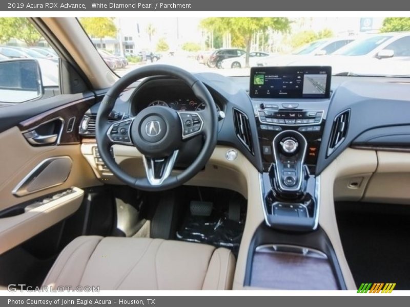 White Diamond Pearl / Parchment 2019 Acura RDX Advance