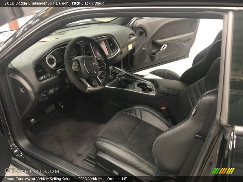  2018 Challenger SRT Demon Black Interior