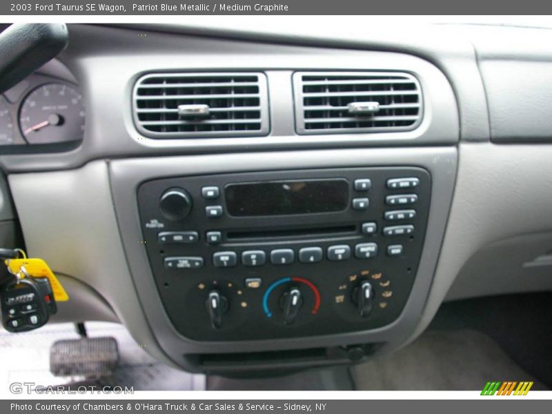 Patriot Blue Metallic / Medium Graphite 2003 Ford Taurus SE Wagon