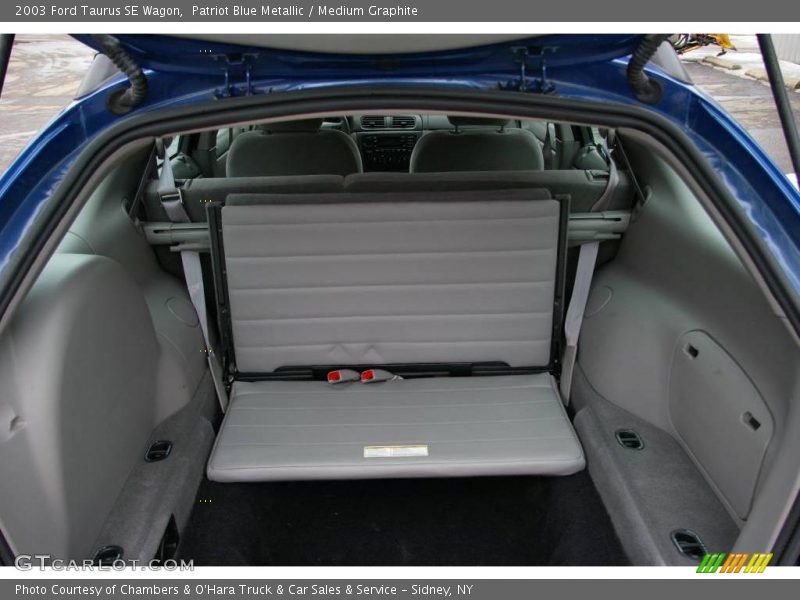 Patriot Blue Metallic / Medium Graphite 2003 Ford Taurus SE Wagon