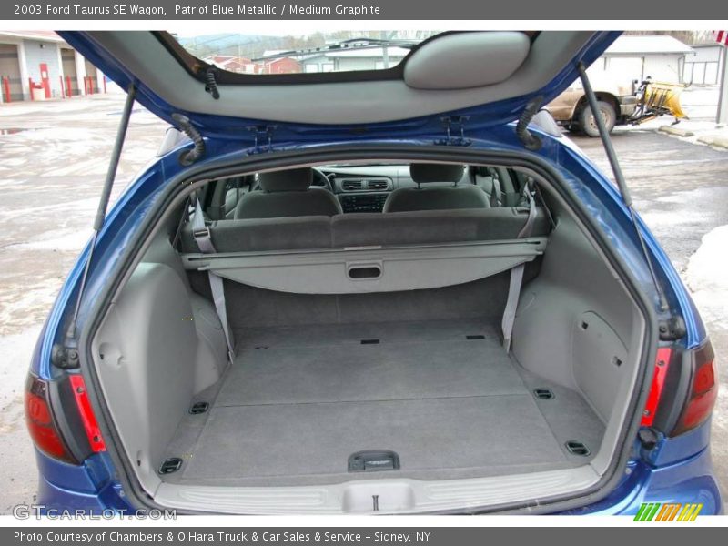 Patriot Blue Metallic / Medium Graphite 2003 Ford Taurus SE Wagon