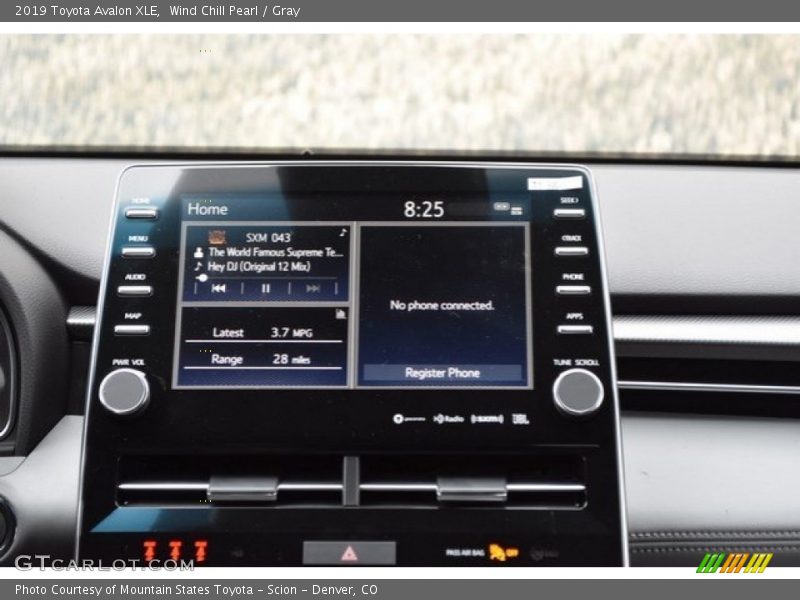 Wind Chill Pearl / Gray 2019 Toyota Avalon XLE