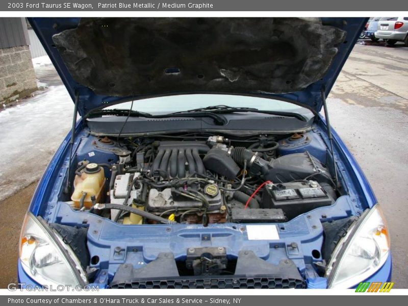 Patriot Blue Metallic / Medium Graphite 2003 Ford Taurus SE Wagon