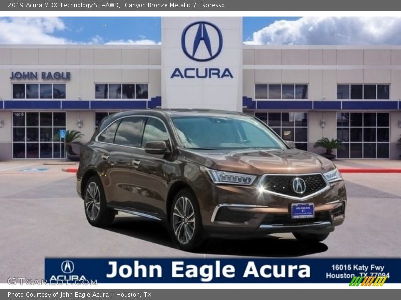 Canyon Bronze Metallic / Espresso 2019 Acura MDX Technology SH-AWD