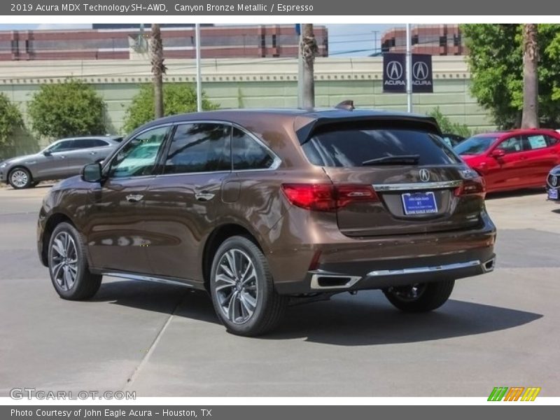 Canyon Bronze Metallic / Espresso 2019 Acura MDX Technology SH-AWD