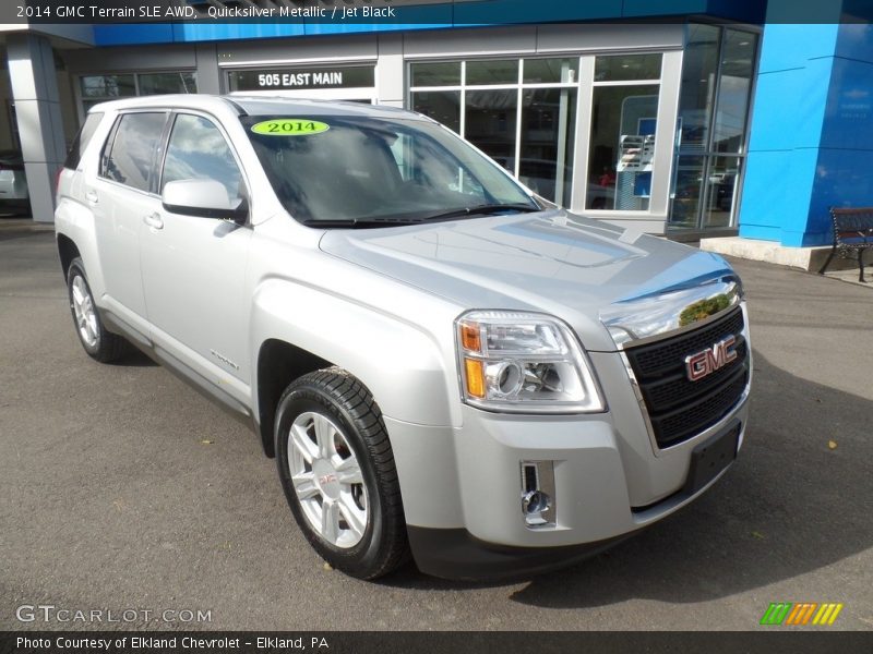 Quicksilver Metallic / Jet Black 2014 GMC Terrain SLE AWD