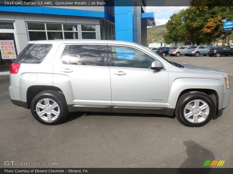 Quicksilver Metallic / Jet Black 2014 GMC Terrain SLE AWD