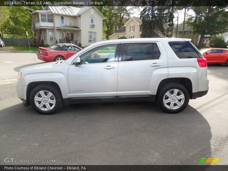 Quicksilver Metallic / Jet Black 2014 GMC Terrain SLE AWD
