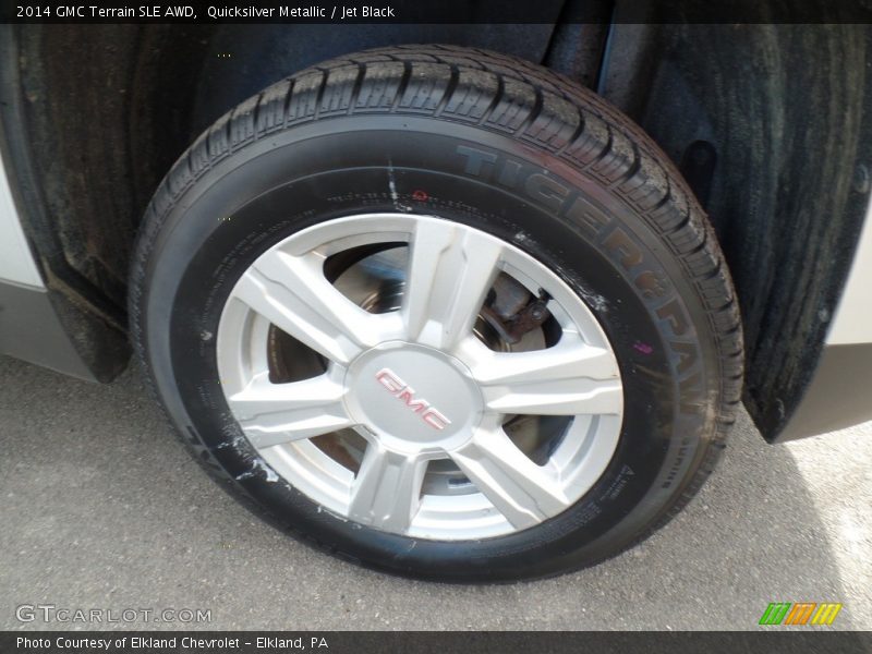 Quicksilver Metallic / Jet Black 2014 GMC Terrain SLE AWD