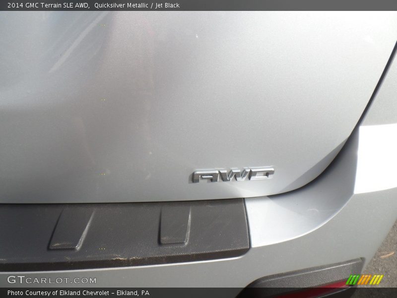 Quicksilver Metallic / Jet Black 2014 GMC Terrain SLE AWD