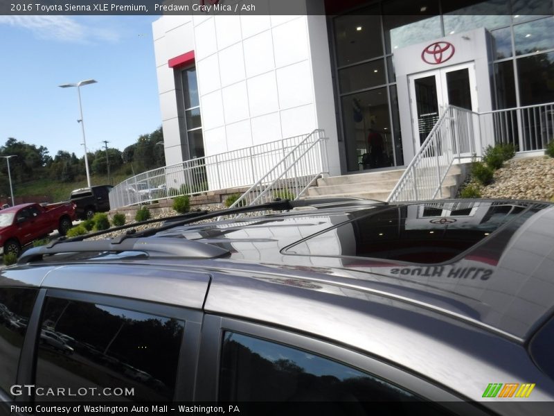 Predawn Gray Mica / Ash 2016 Toyota Sienna XLE Premium