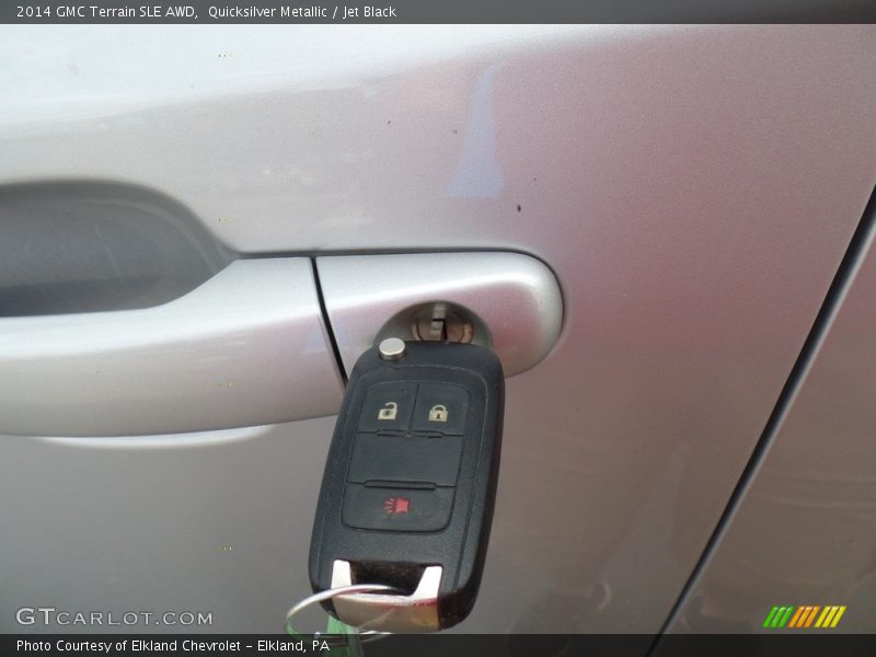 Quicksilver Metallic / Jet Black 2014 GMC Terrain SLE AWD