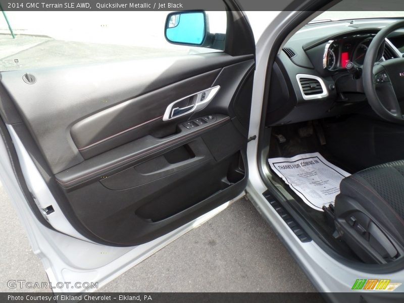 Quicksilver Metallic / Jet Black 2014 GMC Terrain SLE AWD