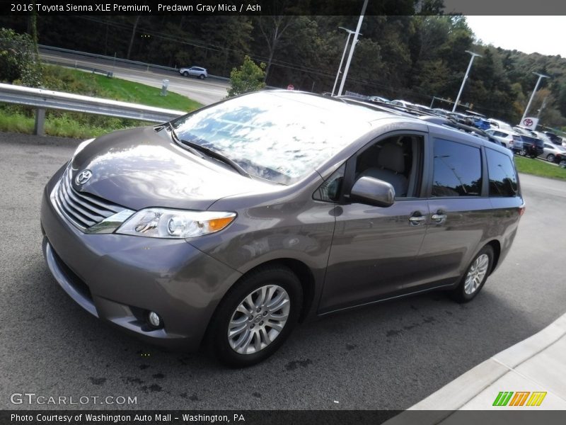 Predawn Gray Mica / Ash 2016 Toyota Sienna XLE Premium