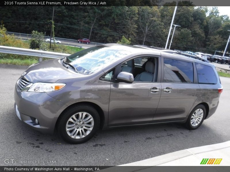 Predawn Gray Mica / Ash 2016 Toyota Sienna XLE Premium