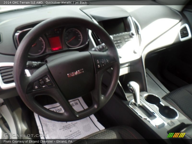 Quicksilver Metallic / Jet Black 2014 GMC Terrain SLE AWD