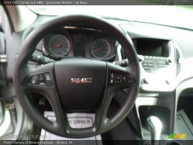 Quicksilver Metallic / Jet Black 2014 GMC Terrain SLE AWD