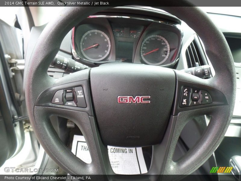 Quicksilver Metallic / Jet Black 2014 GMC Terrain SLE AWD