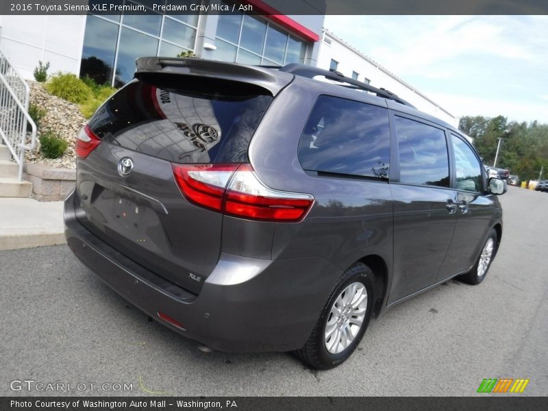 Predawn Gray Mica / Ash 2016 Toyota Sienna XLE Premium
