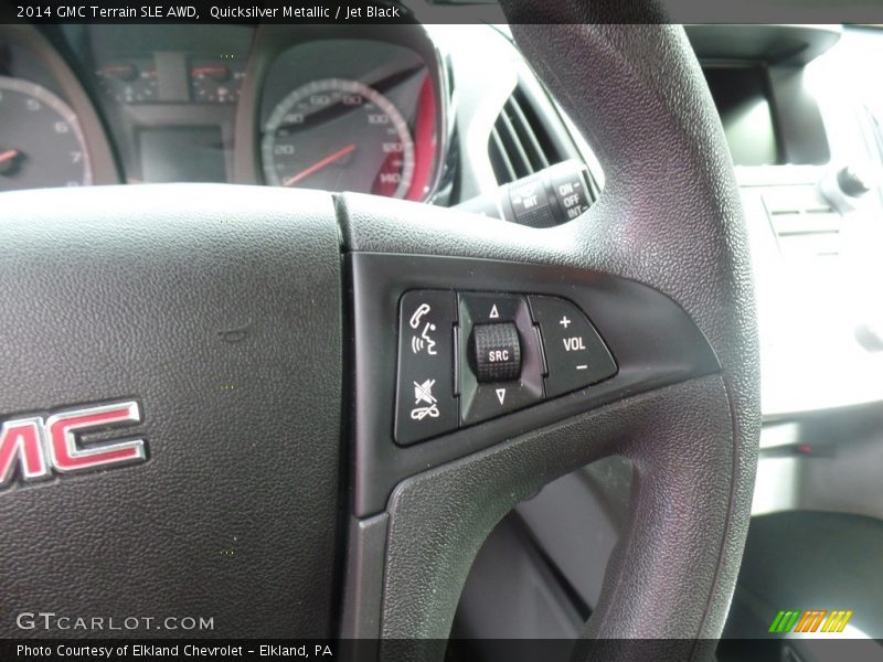 Quicksilver Metallic / Jet Black 2014 GMC Terrain SLE AWD