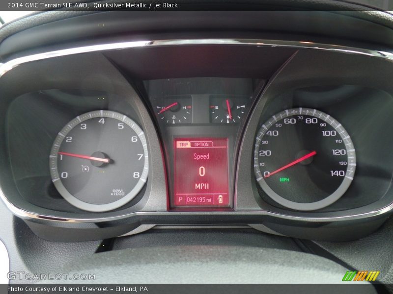 Quicksilver Metallic / Jet Black 2014 GMC Terrain SLE AWD