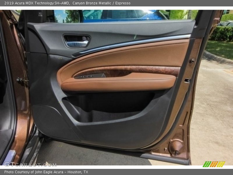 Canyon Bronze Metallic / Espresso 2019 Acura MDX Technology SH-AWD