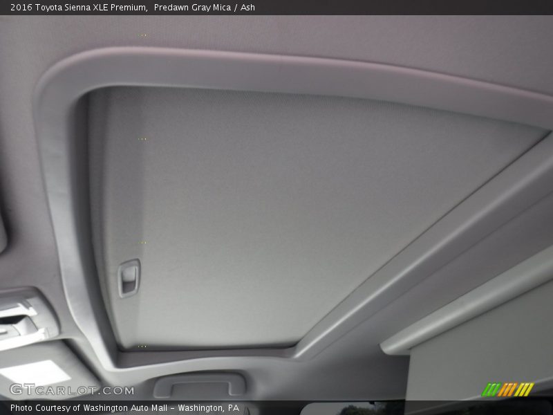 Predawn Gray Mica / Ash 2016 Toyota Sienna XLE Premium