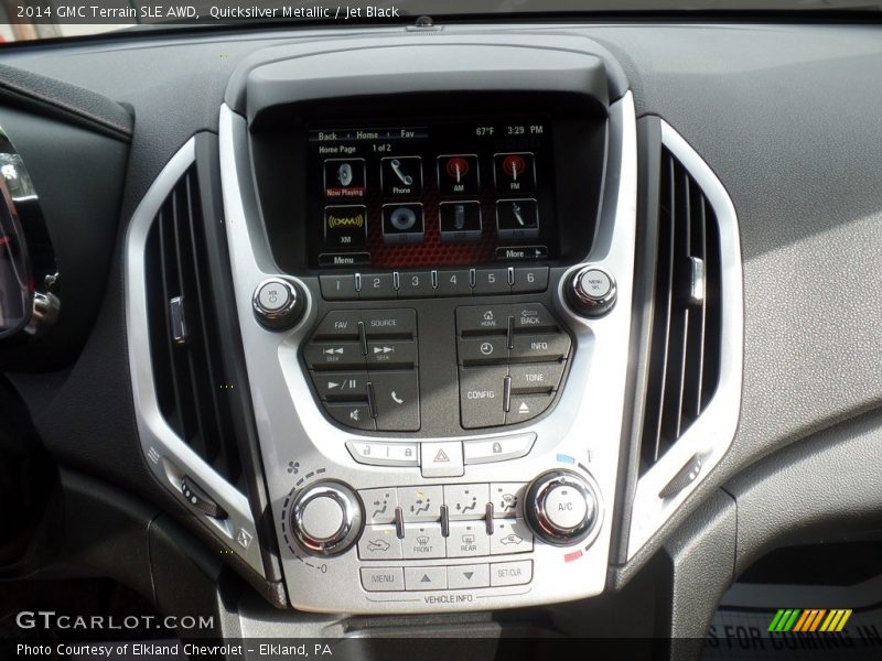 Quicksilver Metallic / Jet Black 2014 GMC Terrain SLE AWD